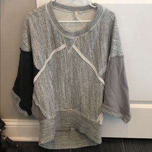 Anthropologie dolman sleeve patchwork top